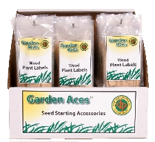 Wood Plant Label Counter Display