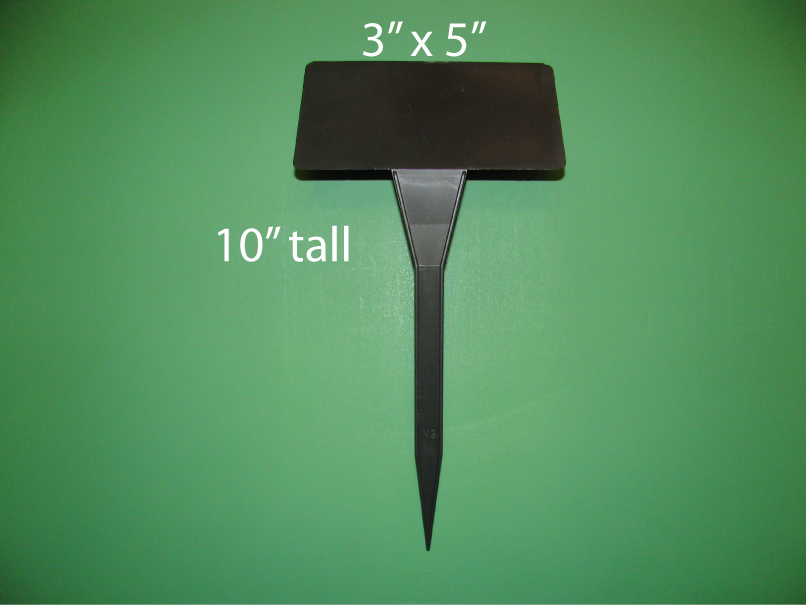 10"  Angled Top T Sign 