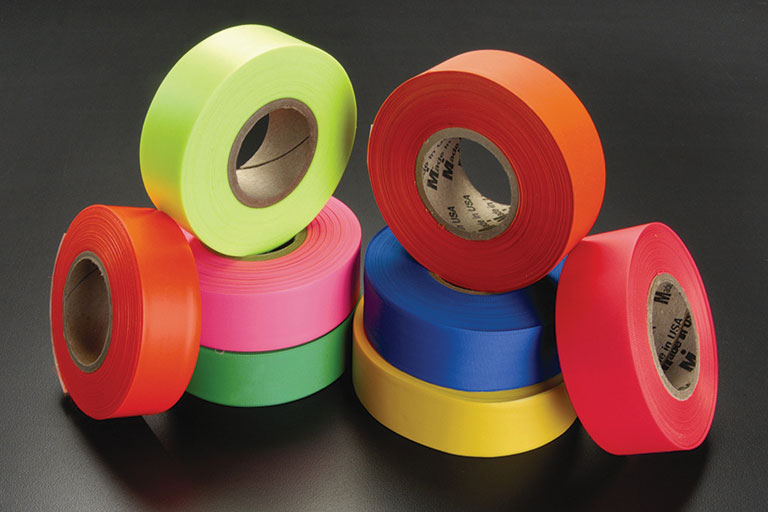 1-3/16"(W) x 300' RED Flagging Tape